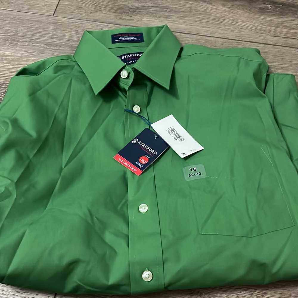 Stanford Performance The Super Short - Dress Shirt 16 32-33